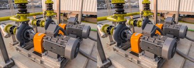 Industrial motors subject to vibration