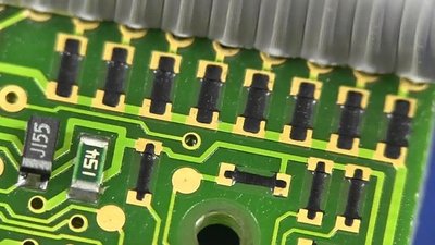 Resistors on a circuit board