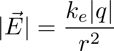 Electric field equation