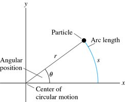 Angular position and arc length