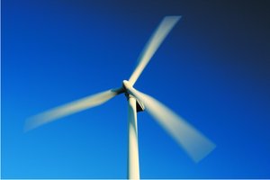 Wind turbine blade speeds at different radii