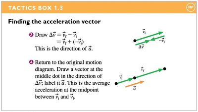 Finding the acceleration vector