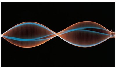 Standing wave on a string (photo)