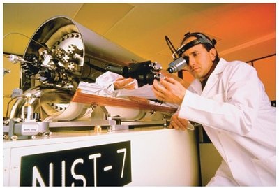 Atomic clock for time standard