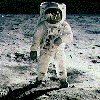 Astronaut on the Moon