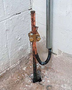 Ground rod for household grounding