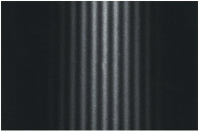 Electron double-slit interference pattern