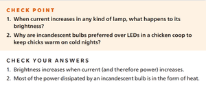 Check point: Charge and voltage flow.