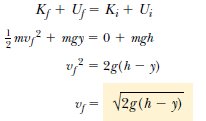Quick Quiz about kinetic energy of falling rocks