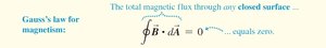 Gauss's law for magnetism