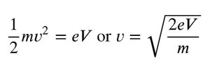 Thomson's e/m experiment equations