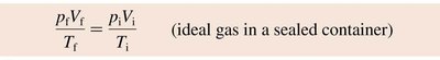 Ideal gas law constant relation