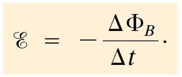 Faraday's Law equation