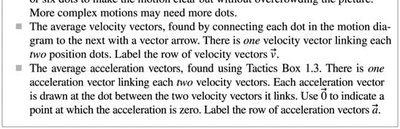 Complete motion diagram continued