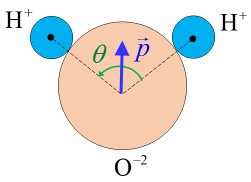 Electric field lines of a dipole