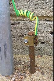 Physical ground connection