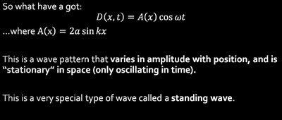 Node locations in standing waves
