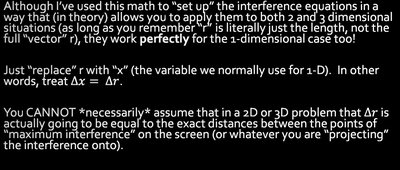 Summary of superposition and interference