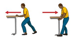 Friction and shear reaction force