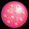 Thomson's plum pudding model of the atom