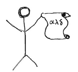 Aristotle stick figure