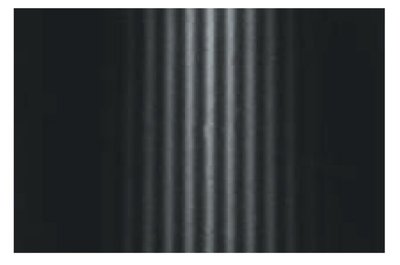 Double slit interference pattern with electrons