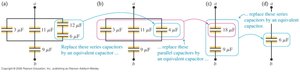 Five-capacitor network