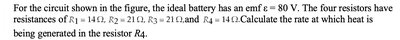 Circuit for heat generation calculation
