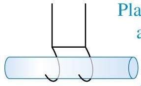 Plain glass rod