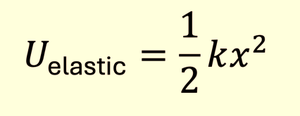 Elastic potential energy formula