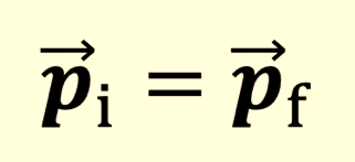 Conservation of momentum equation