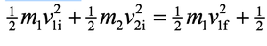 Kinetic energy conservation in elastic collisions