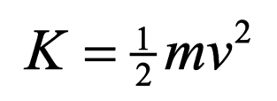 Kinetic energy formula
