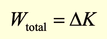 Work-energy theorem equation