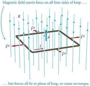 No torque when dipole moment is parallel to field