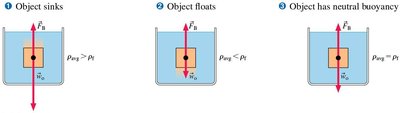 Finding whether an object floats or sinks