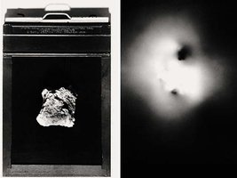 Photographic film exposed to uranium ore