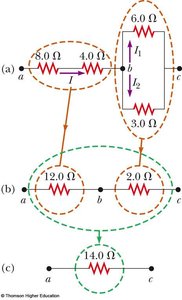 Combining resistors in series and parallel example