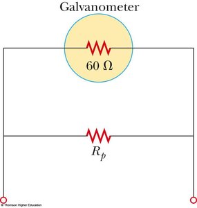 Ammeter construction from galvanometer