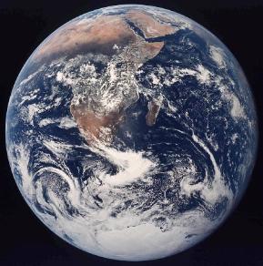 Earth as seen from space