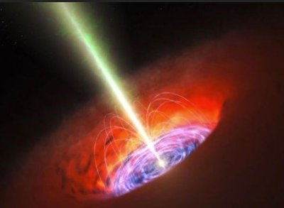 Black hole illustration