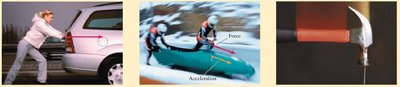 Examples of forces: pushing a car, pulling a sled, hammering a nail