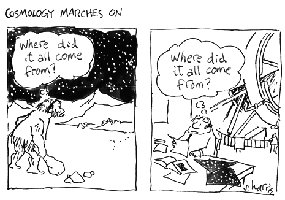 Cartoon: Cosmology Marches On