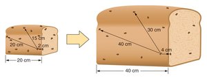 Raisin bread analogy for the expansion of the universe