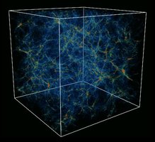 Simulation of high-density regions in the universe
