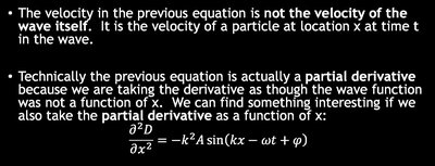 Partial derivative with respect to position