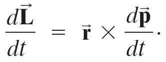 Derivative of angular momentum