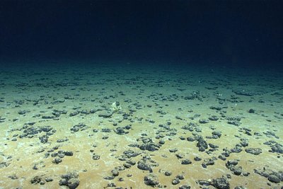 Ocean floor, illustrating increasing pressure with depth