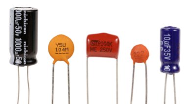 Various types of capacitors