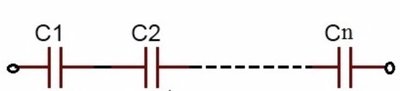 Series capacitor network